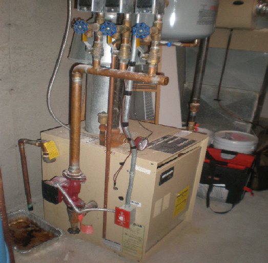 Boiler before the installation
