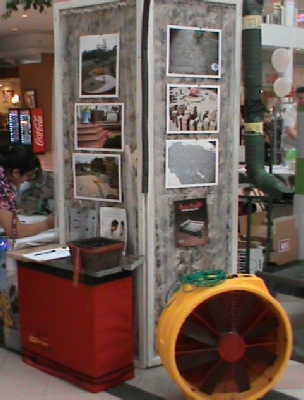 Galleria Mall "Shop local" day May 2012 display of equipment