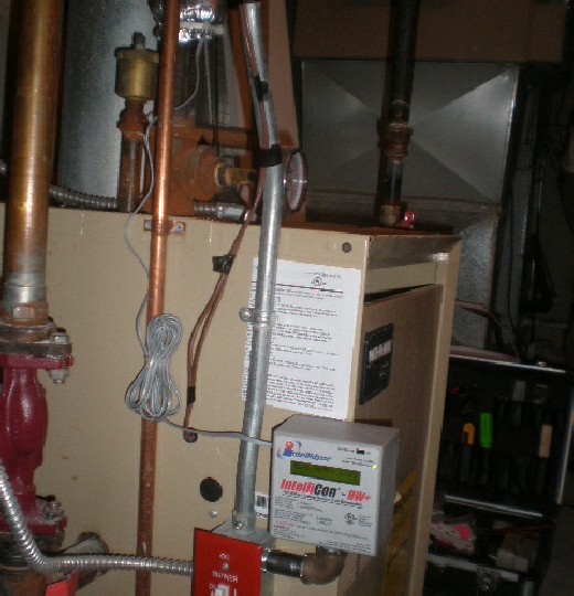 Same boiler  after Intellicon has being installed