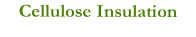 Cellulose Insulation