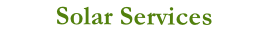 Solar Services